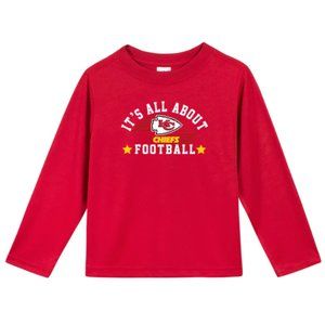 Toddler Boys Kansas City Chiefs Long Sleeve Tee New with tags